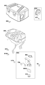 Part Location Diagram of 799544 Briggs and Stratton Nut-Clip